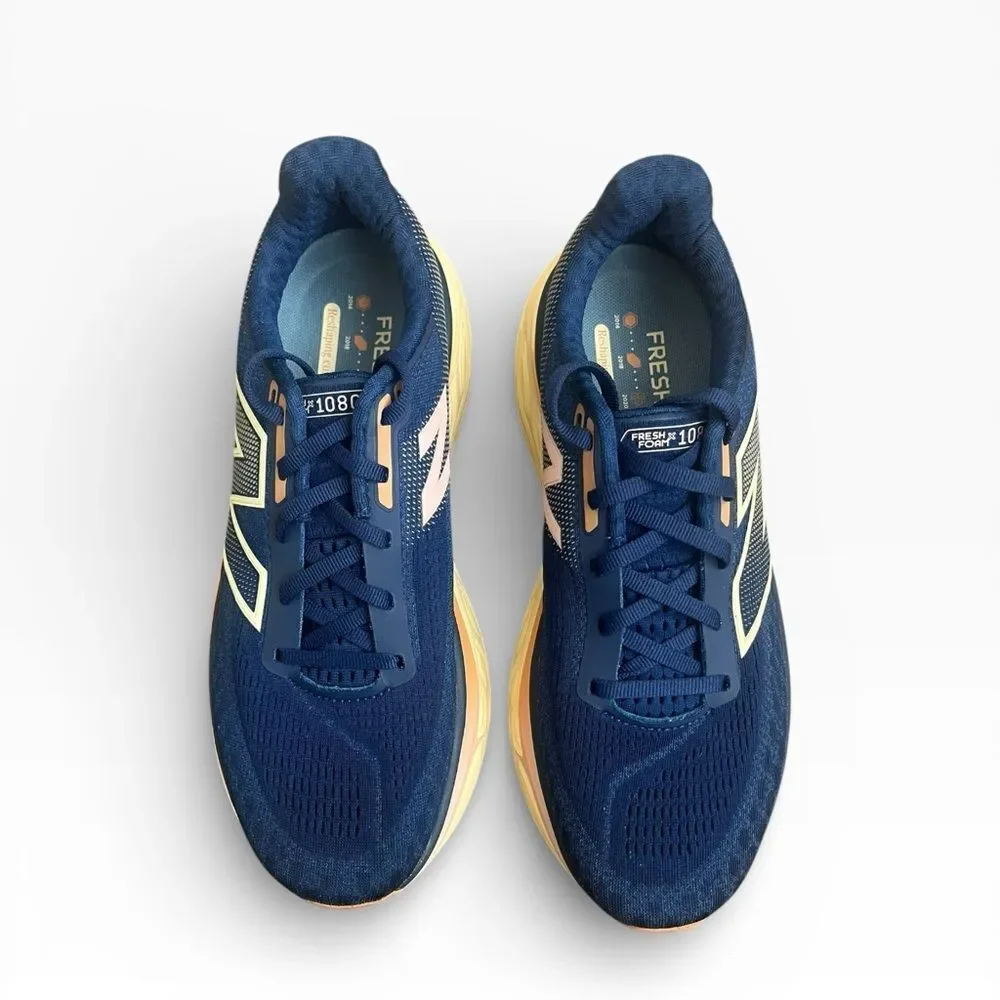 New Balance Women's Navy and Peach Athletic Shoes - Picture 2 of 9